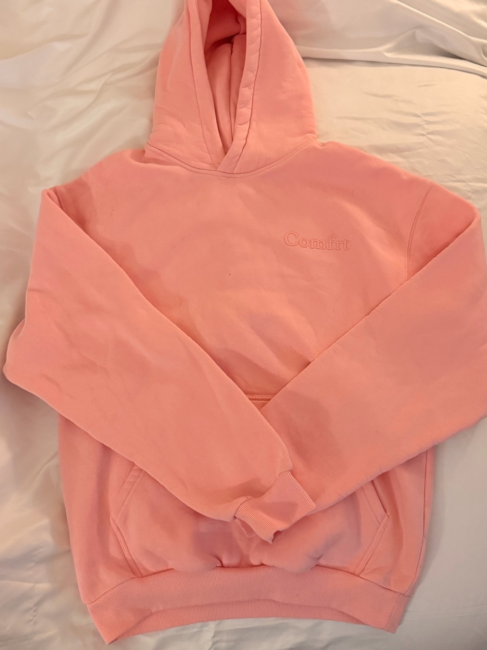 Pink Comfort Embroidered Hoodie - Picture 3 of 4